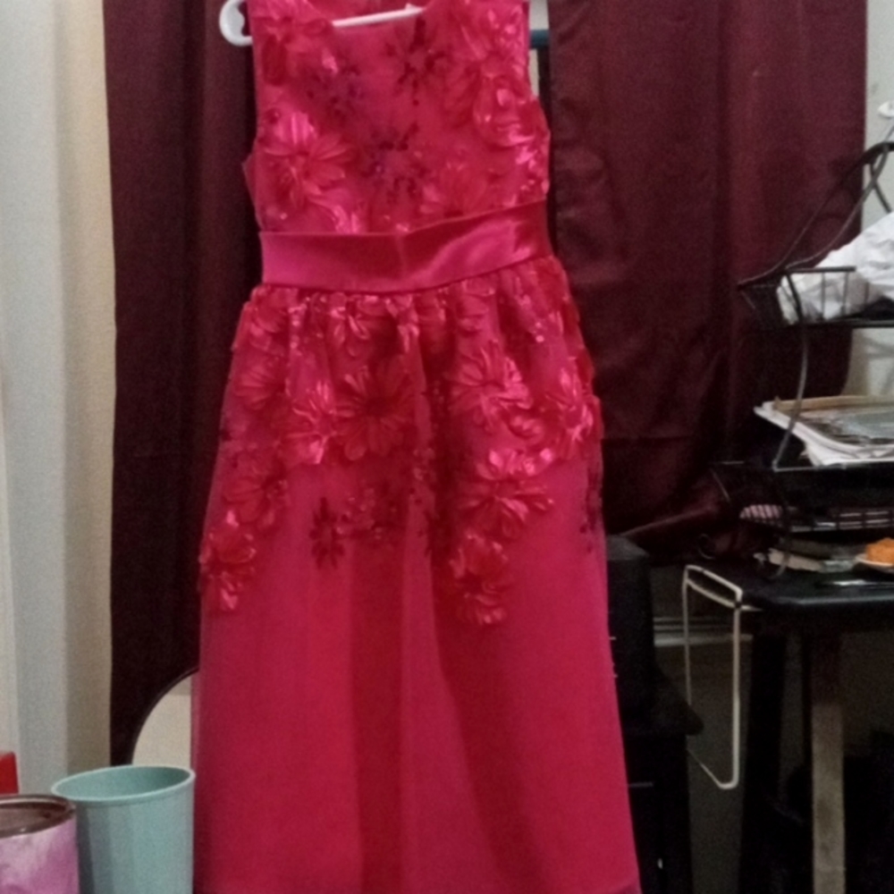 Fushia pink dress
